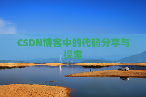 CSDN博客中的代码分享与探索